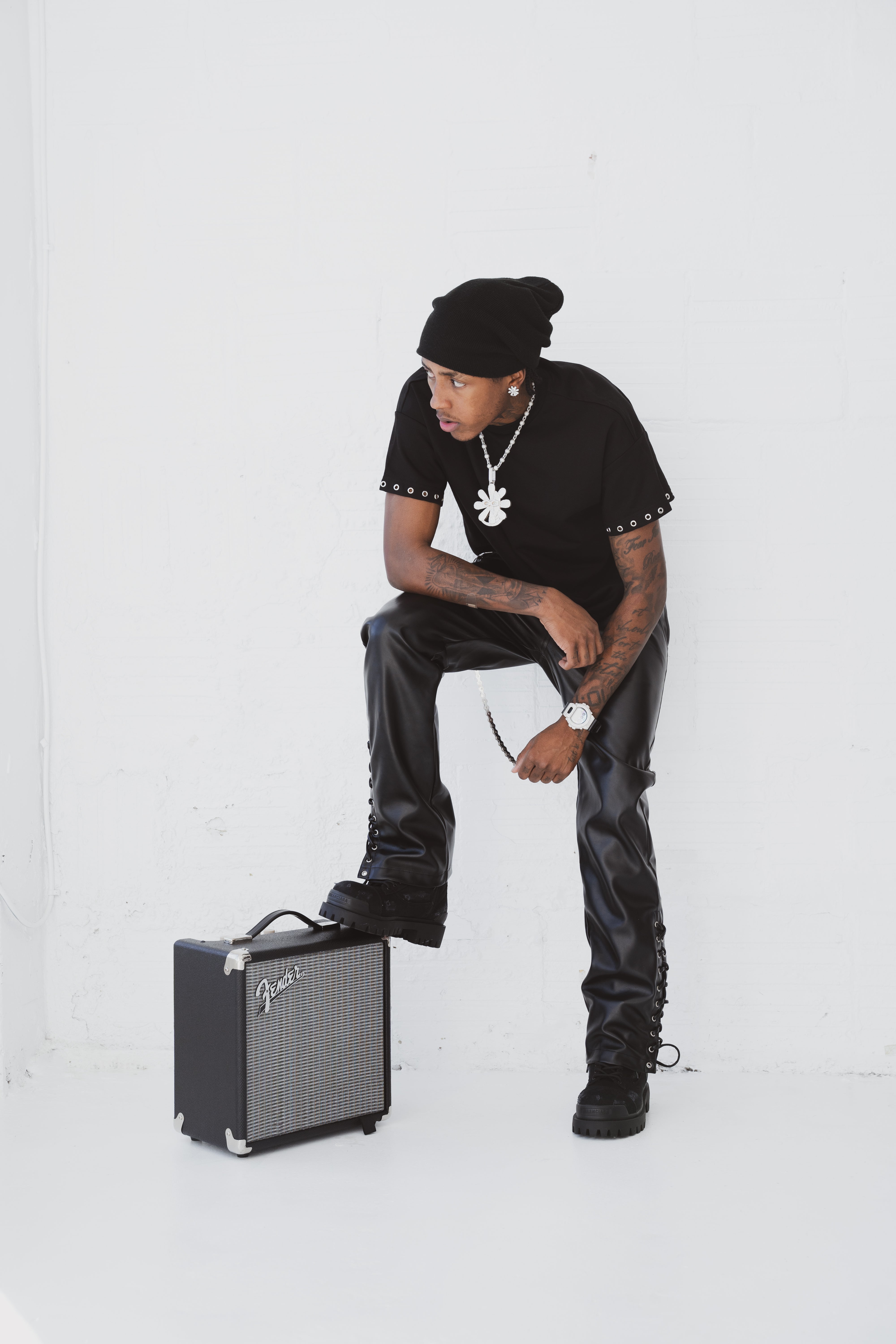 Eyelet Leather Pants – Rokkout Apparel